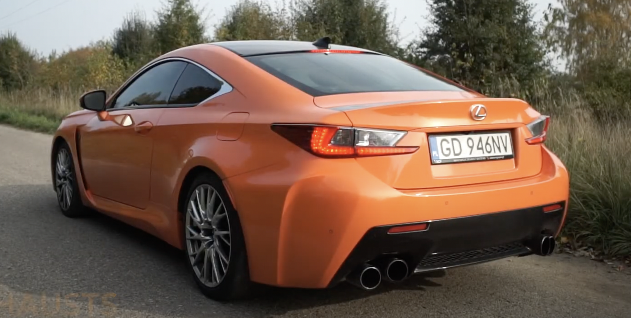 RCP EXHAUST za Lexus RC-F